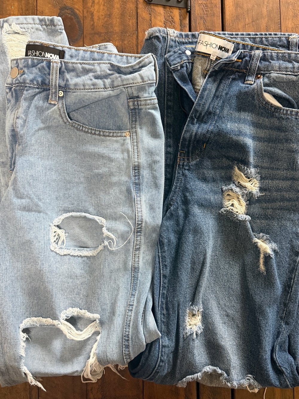 Fashion Nova Distressed Jeans - Set of 2